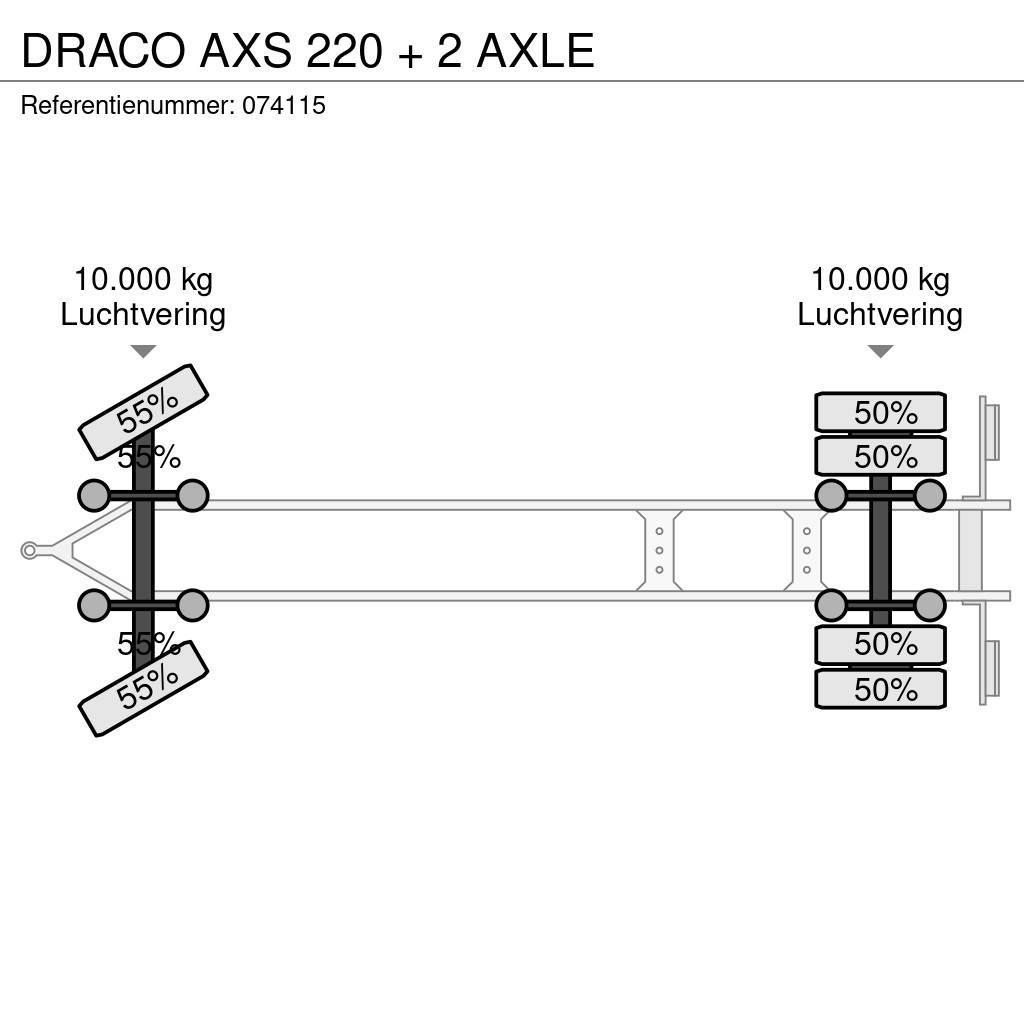 Draco AXS 220 + 2 AXLE Тентовані причепи