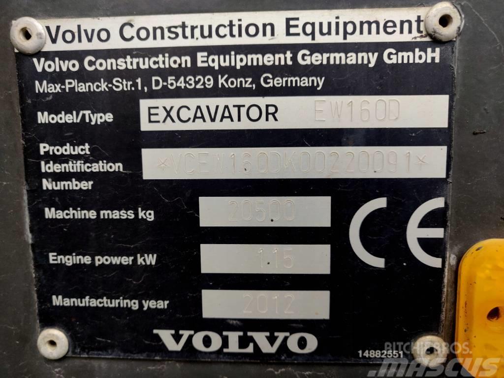 Volvo EW 160 D Колісні екскаватори