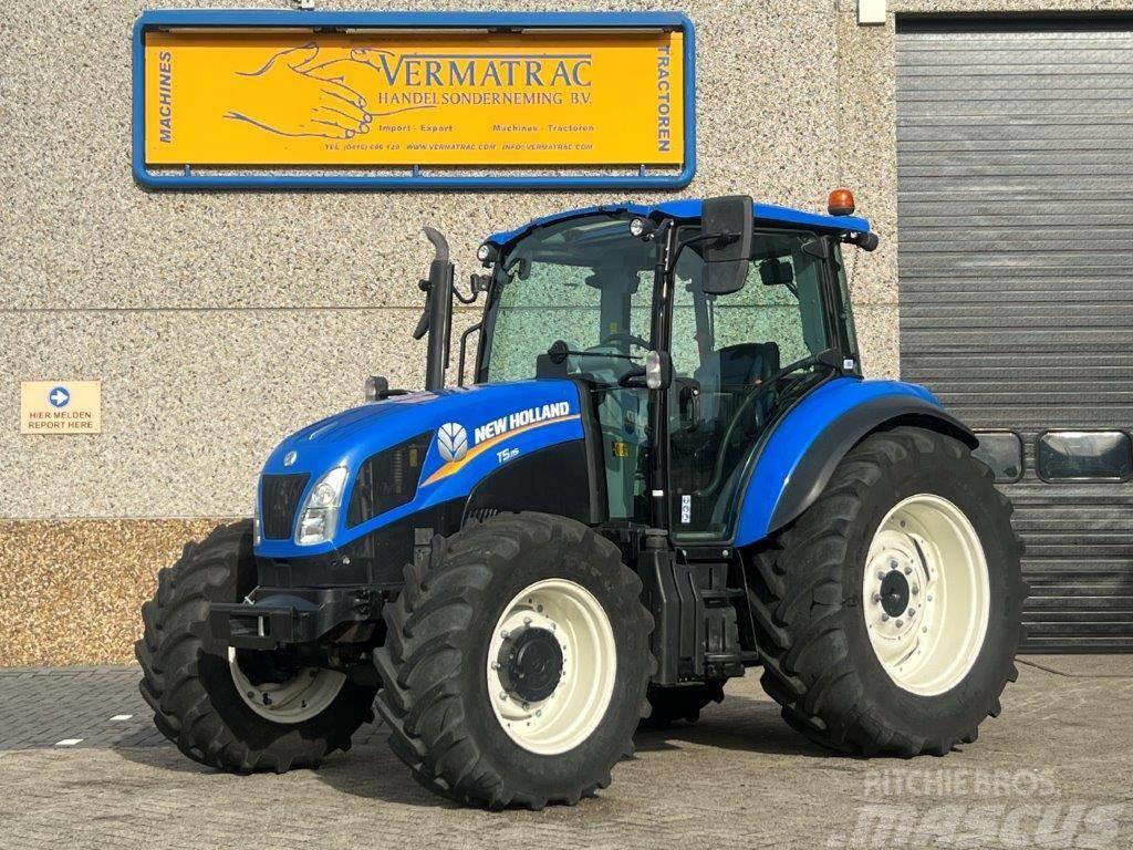 New Holland T5.115 Utility - Dual Command, climatisée, rampant Трактори