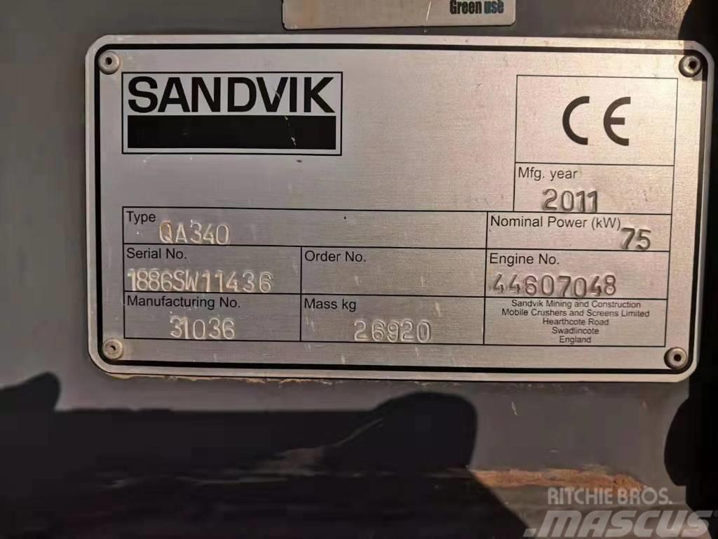 Sandvik QA 340 Просіювачі