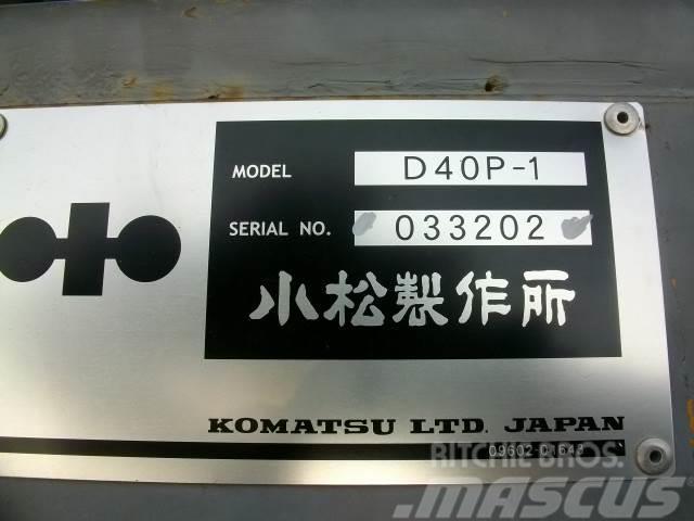 Komatsu D 40 P Гусеничні бульдозери