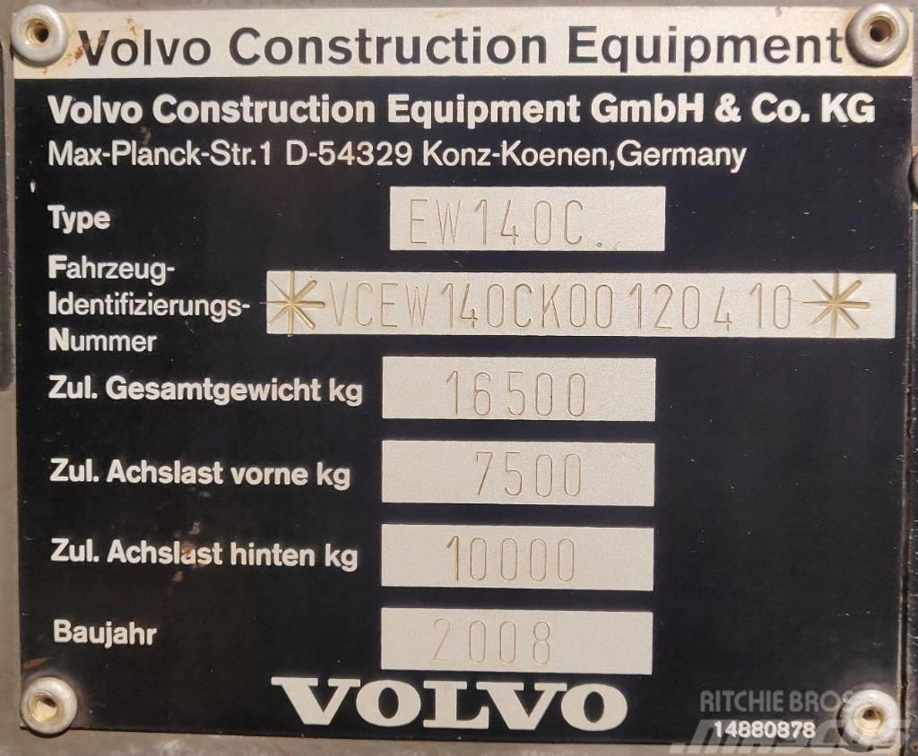 Volvo EW 140 C Колісні екскаватори