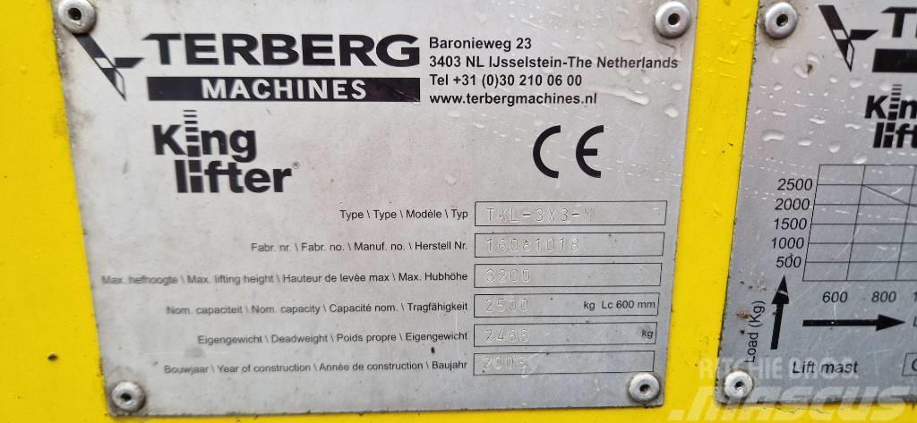 Terberg tkl 3x3 m Навісні вилочні підйомники для вантажівок