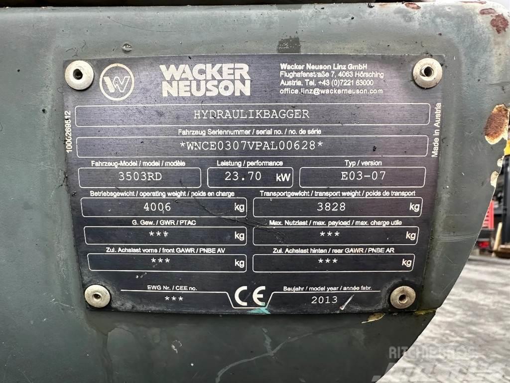 Wacker Neuson 3503 RD Міні-екскаватори < 7т
