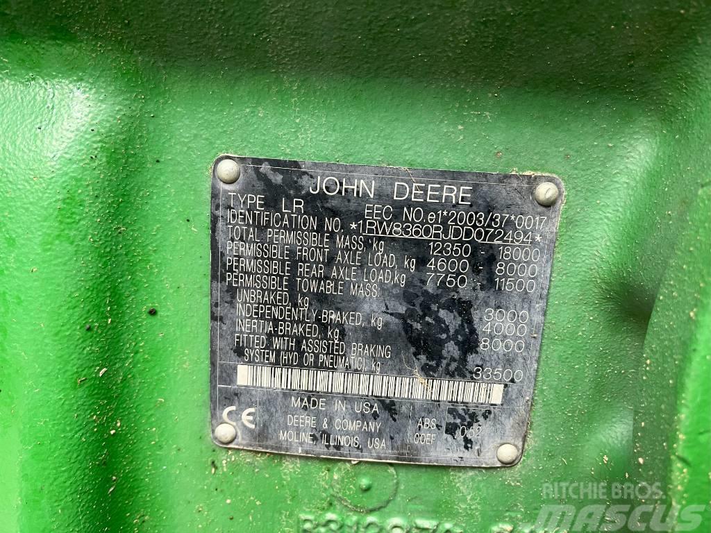 John Deere 8360 R Трактори
