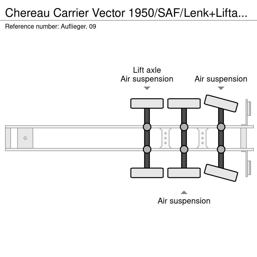Chereau Carrier Vector 1950/SAF/Lenk+Liftachse/LBW Напівпричепи-рефрижератори