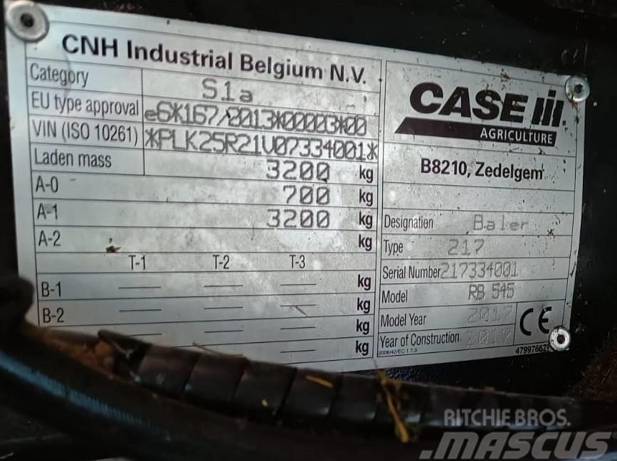 Case IH RB 545 Рулонні прес-підбирачі