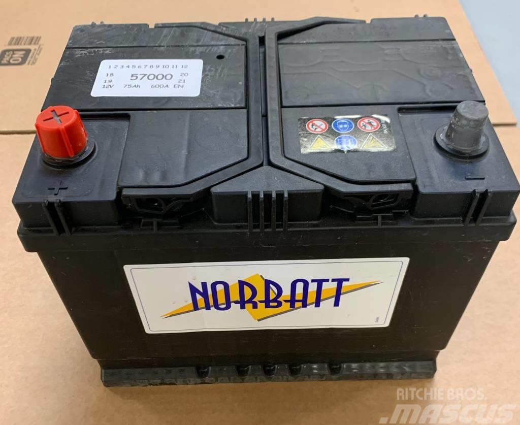  Norbatt Batteri 12V/75AH med BI Klack - 30-N57000 Радіатори