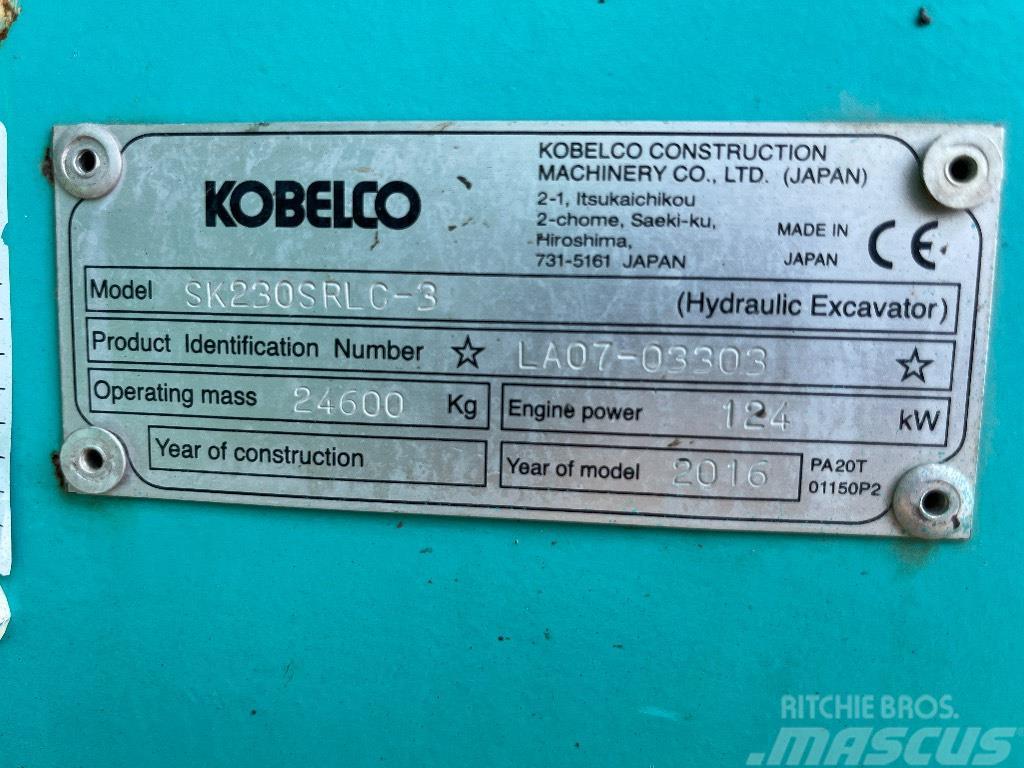 Kobelco SK 230 SR LC-3 Гусеничні екскаватори
