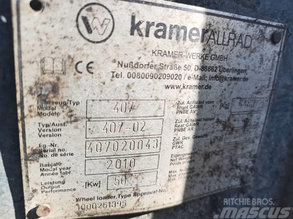 Kramer Allrad 407 KT 2010r.Parts, Części Телескопічні навантажувачі