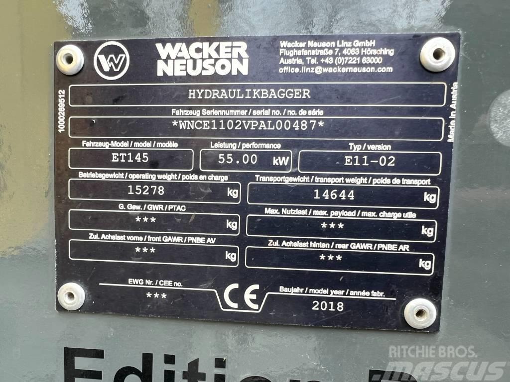 Wacker Neuson ET 145 Гусеничні екскаватори