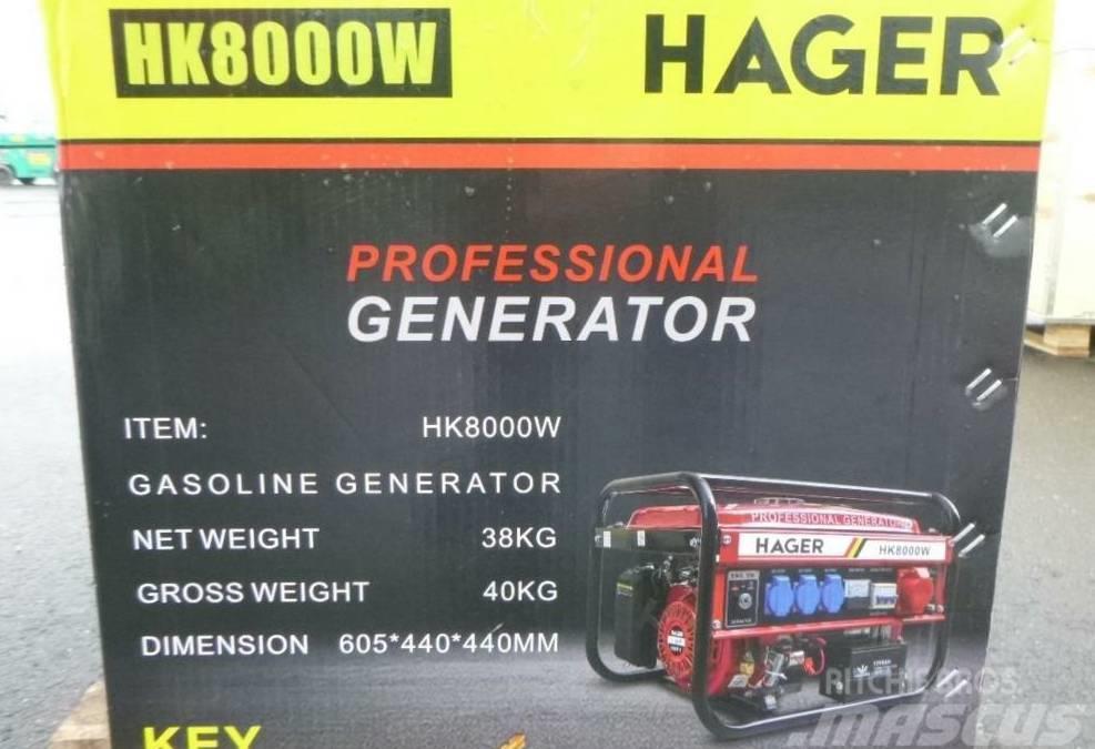  Hager HK 8000W Stromaggregat Generator Бензинові генератори