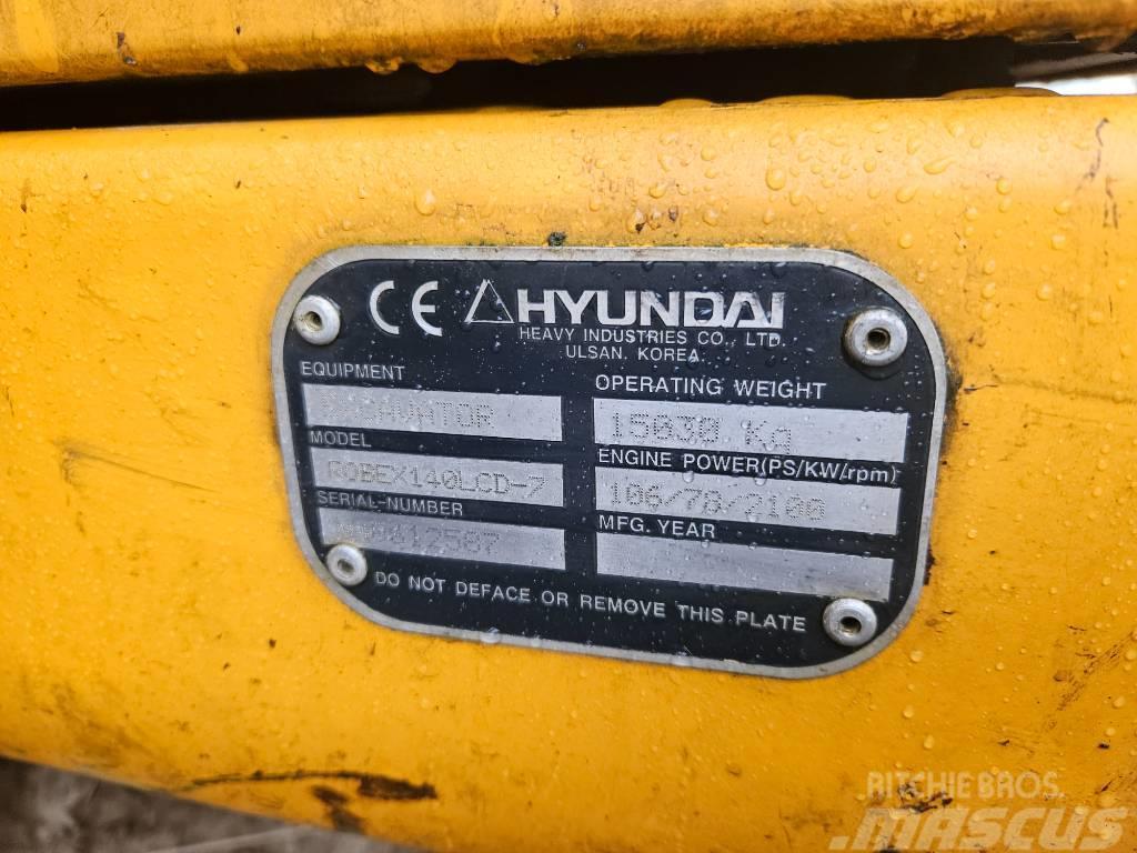 Hyundai 140-7 Гусеничні екскаватори