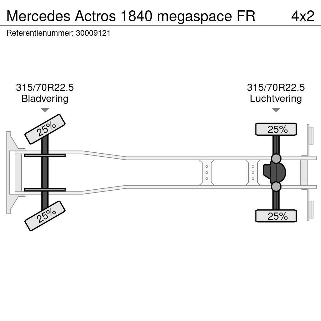 Mercedes-Benz Actros 1840 megaspace FR Автоконтейнеровози