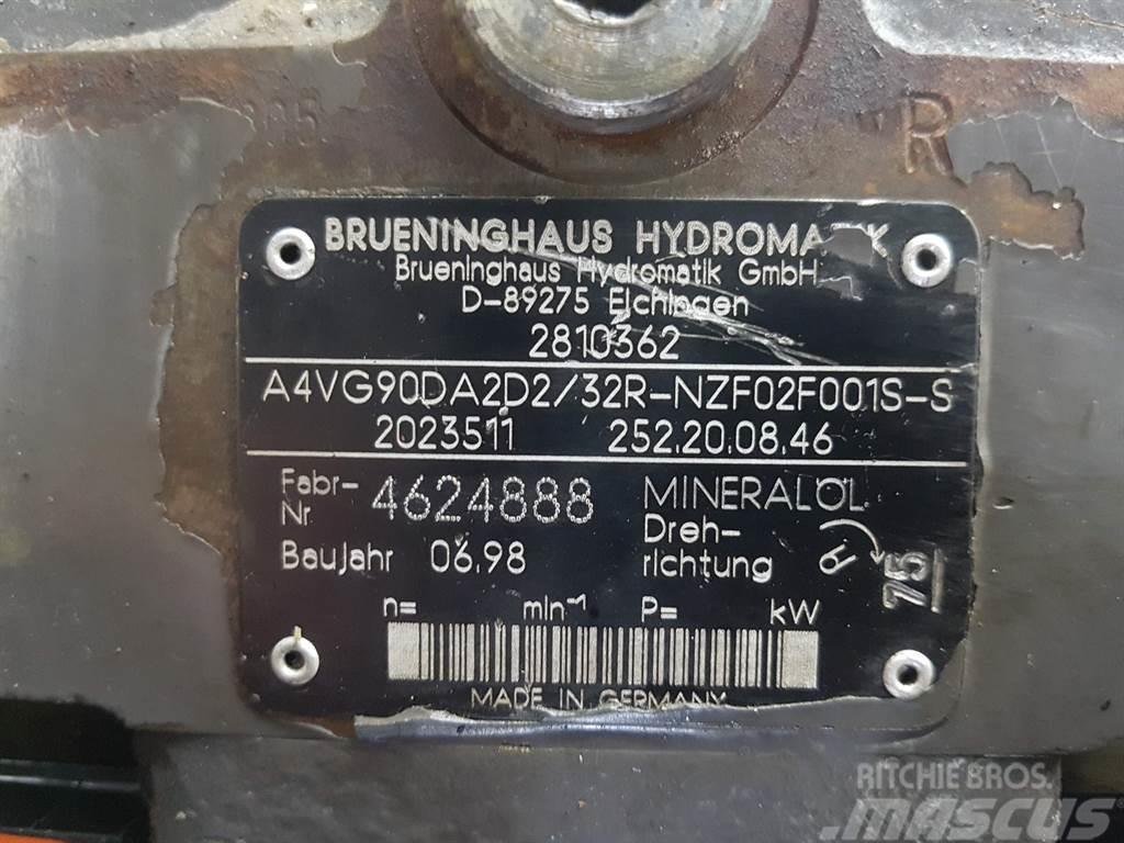 Brueninghaus Hydromatik A4VG90DA2D2/32R - Volvo L45TP - Drive pump Гідравліка
