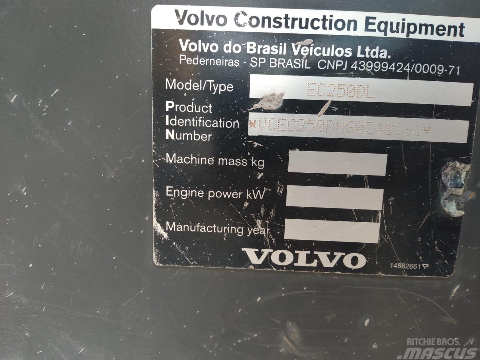 Volvo EC 250 D L Гусеничні екскаватори