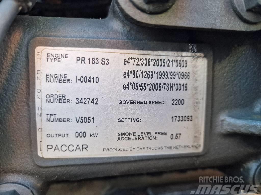 Paccar PR 183 S3 Двигуни