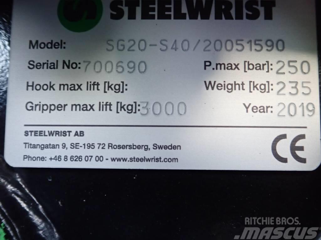 Steelwrist Sortiergreifer SG20 passend zu Volvo ECR35 Грейфери