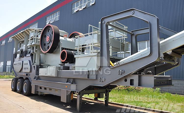 Liming PE600*900 mobile jaw crusher with diesel engine Мобільні дробарки