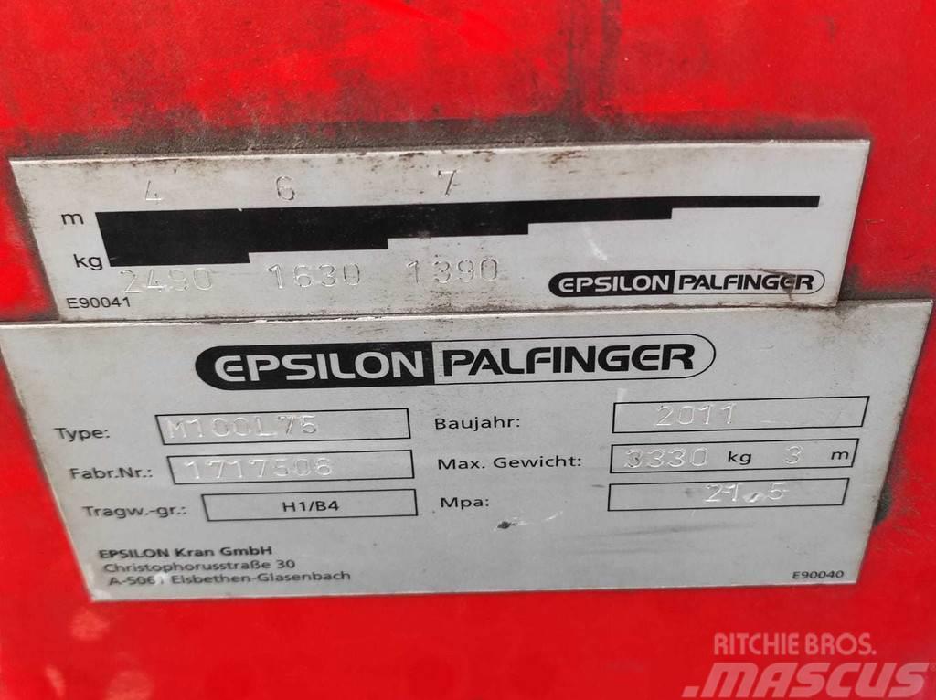 Palfinger EPSILON M100L75 Крани вантажників