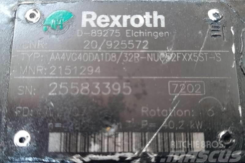Bosch Rexroth Variable Displacement Piston Pump Вантажівки / спеціальні