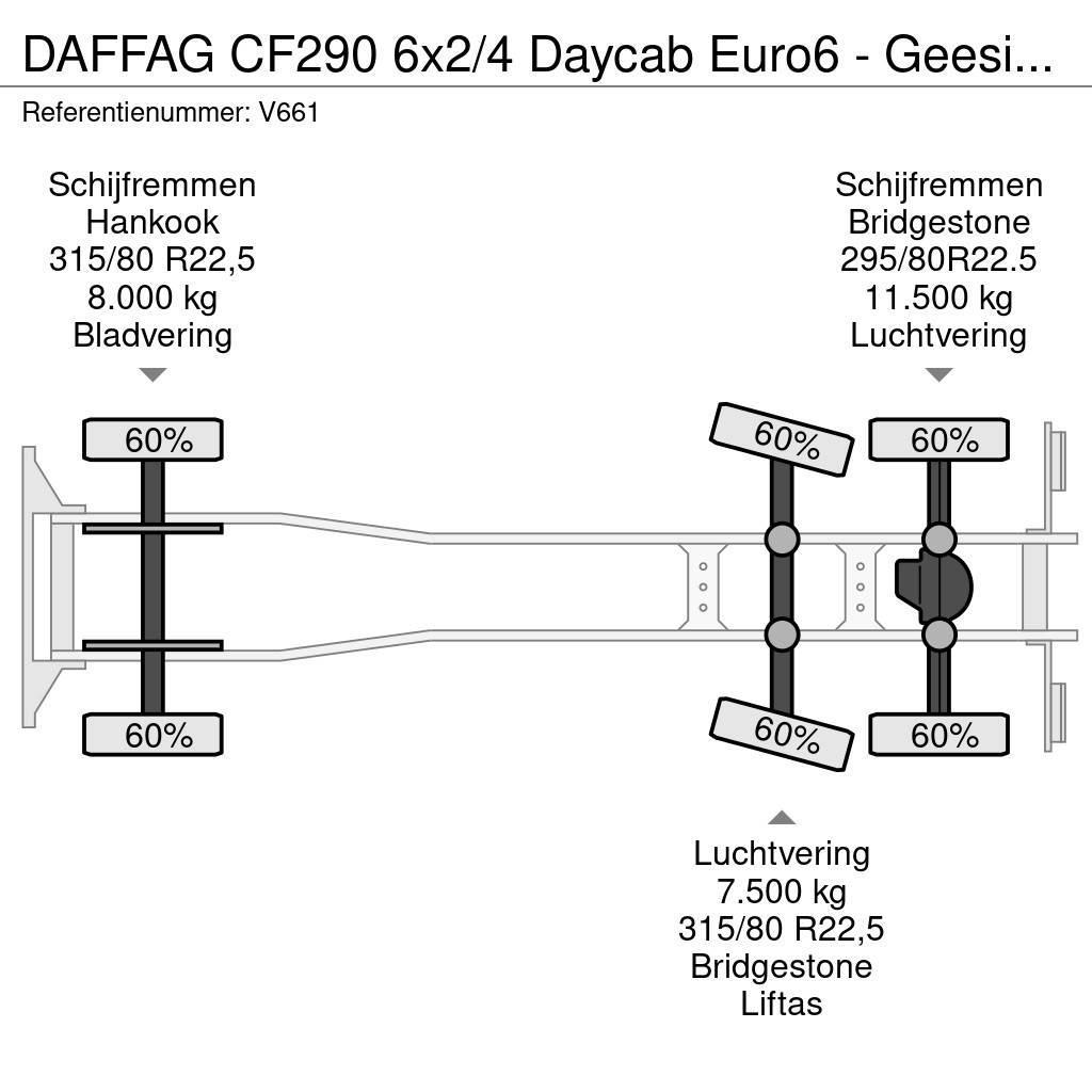 DAF FAG CF290 6x2/4 Daycab Euro6 - Geesink GPMIII 20H2 Сміттєвози