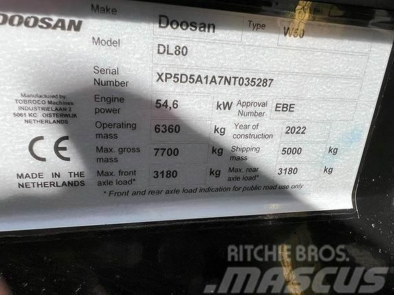 Doosan DL80-7 Фронтальні навантажувачі