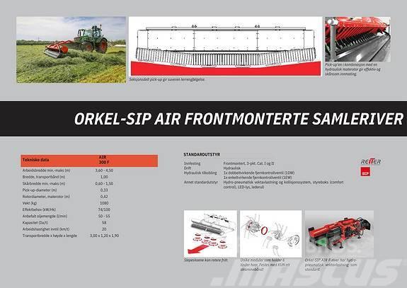 Orkel SIP Air 300 F Рядкові жатки