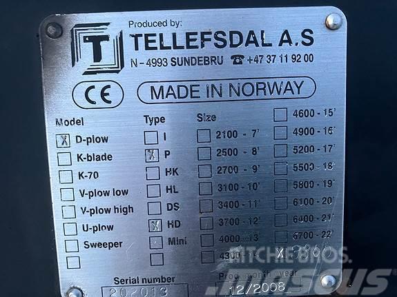 Tellefsdal D3300HD Diagonalplog Снігоочищувальні ножі та плуги