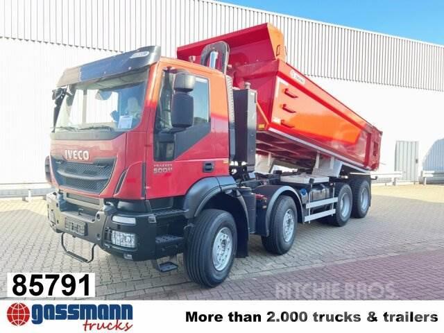 Iveco Trakker AD410T50 8x4, Stahlmulde ca. 16m³, hydr. Вантажівки / спеціальні