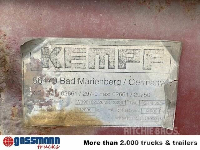 Kempf SKM 32/2 Stahlmulde ca. 24m³, Liftachse, Напівпричепи-самоскиди