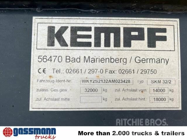 Kempf SKM 32/2 Stahlmulde ca. 23m³, Liftachse, Напівпричепи-самоскиди