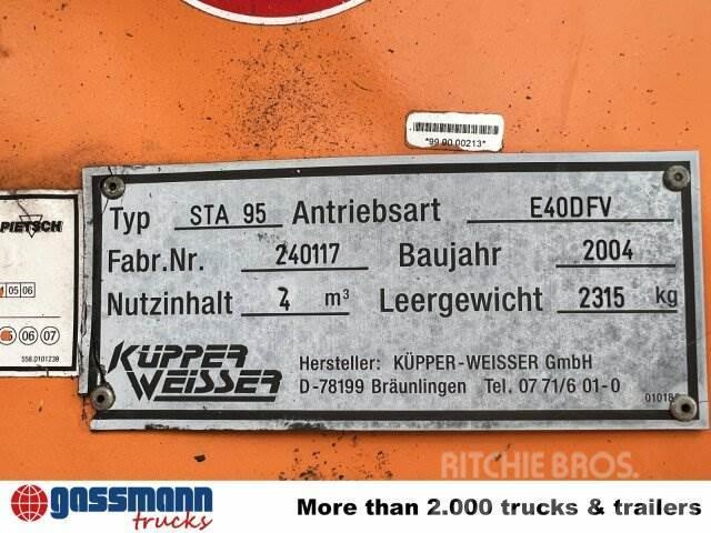 Küpper-Weisser STA 95 Salzstreuer auf Abrollrahmen, ca. 4m³ Інше додаткове обладнання для тракторів