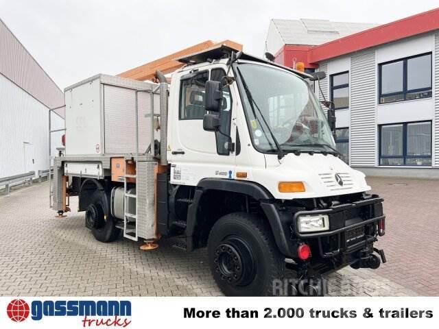 Unimog U 400 4x4, Zweiwege ZW110, Ruthmann Steiger 13m Вантажівки / спеціальні