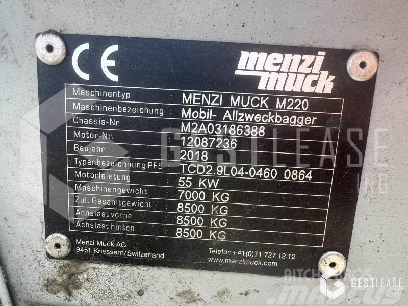 Menzi Muck M220 Спеціальні екскаватори