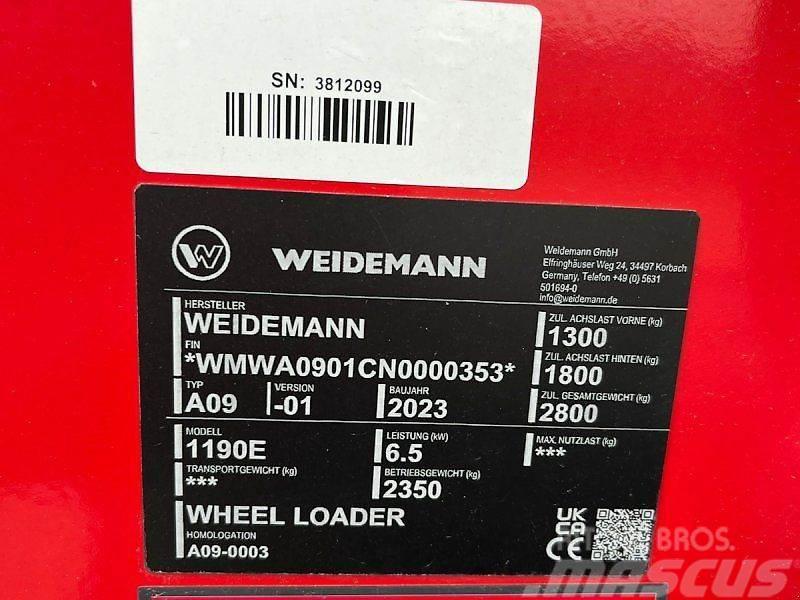 Weidemann 1190E Міні-навантажувачі