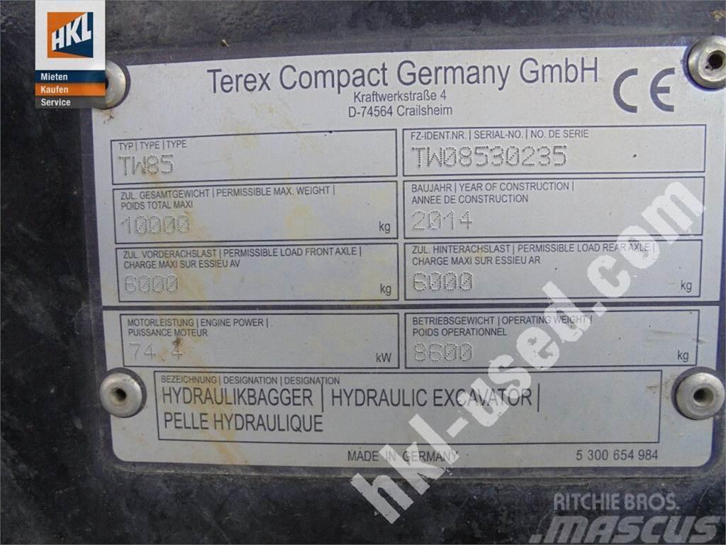 Terex TW 85 Колісні екскаватори