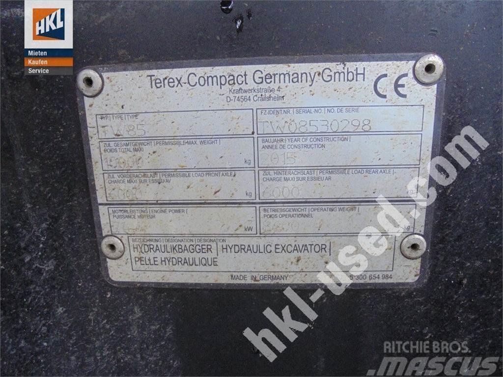 Terex TW 85 Колісні екскаватори