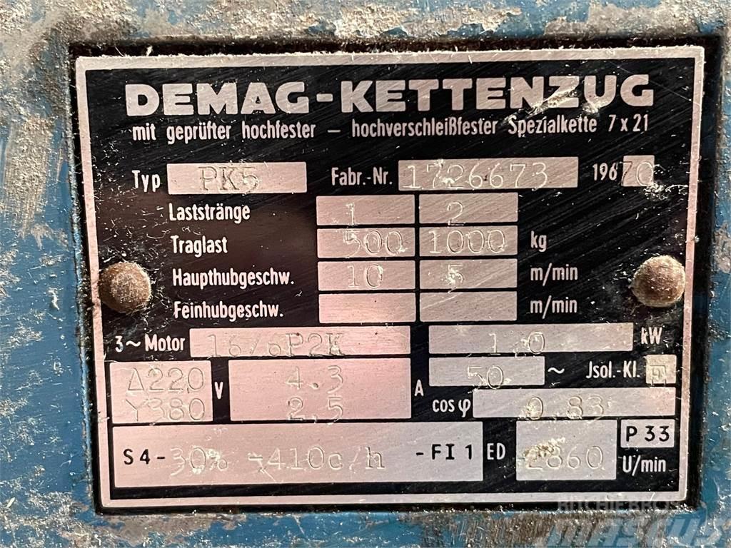 Demag type PK5 el-kædetalje - 1 ton Запчастини для кранів