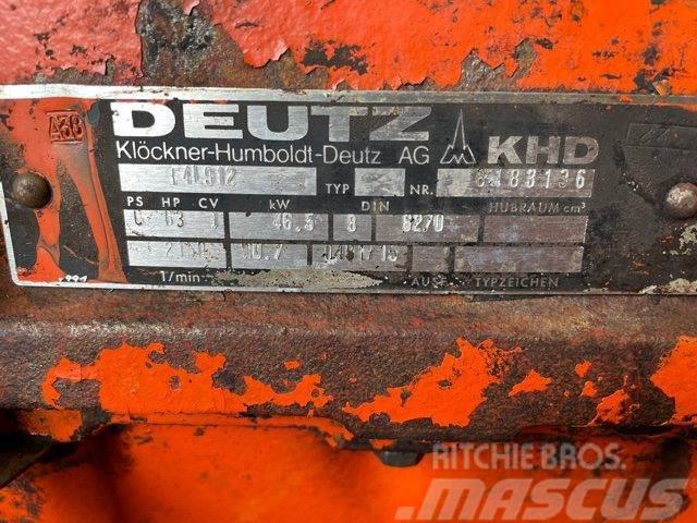 Deutz F4L 912 motor - kun til dele Двигуни