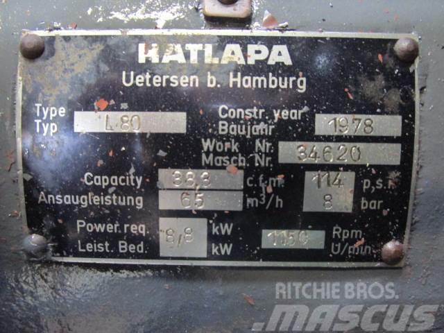 Hatlapa luftkompressor Type L80 Компресори