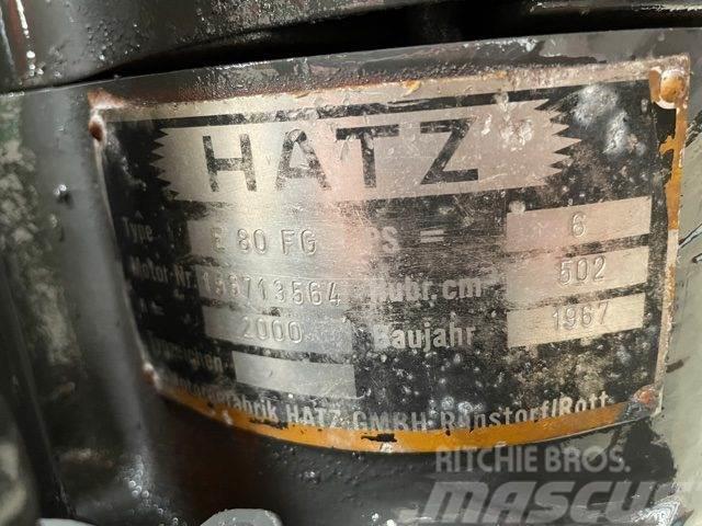 Hatz E80FG 1 cylinder motor Двигуни
