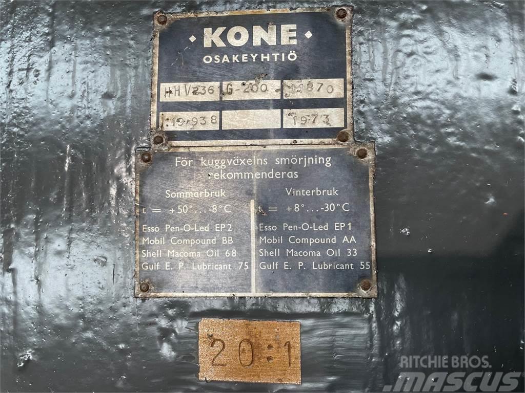 Kone Type HHV236 gear - 20:1 Коробки передач