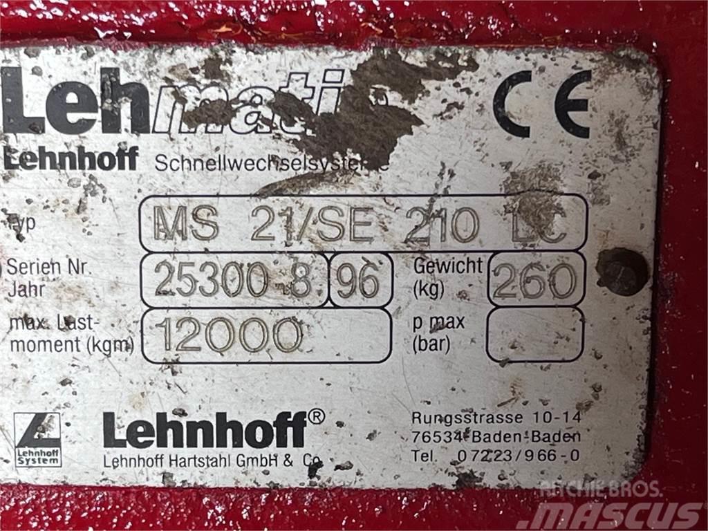 Lehnhoff MS21/SE 210 LC mekanisk hurtigskifte Швидкі з`єднувачі