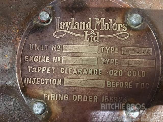 Leyland (Motors Ltd. England) Type 400/387-MK3 Двигуни