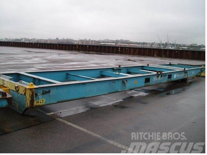 Mafi trailer - 40 ft./60 ton - 1 stk Низькорамні напівпричепи