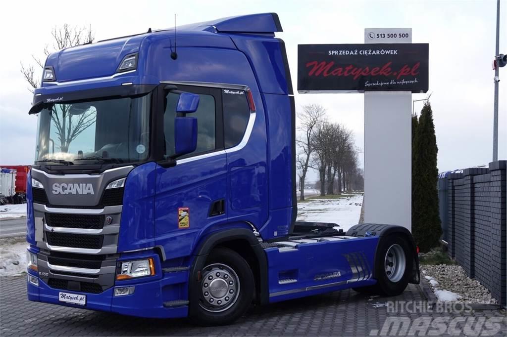 Scania R 450 / RETARDER / OPONY 100 % / EURO 6 / 2018 R Тягачі
