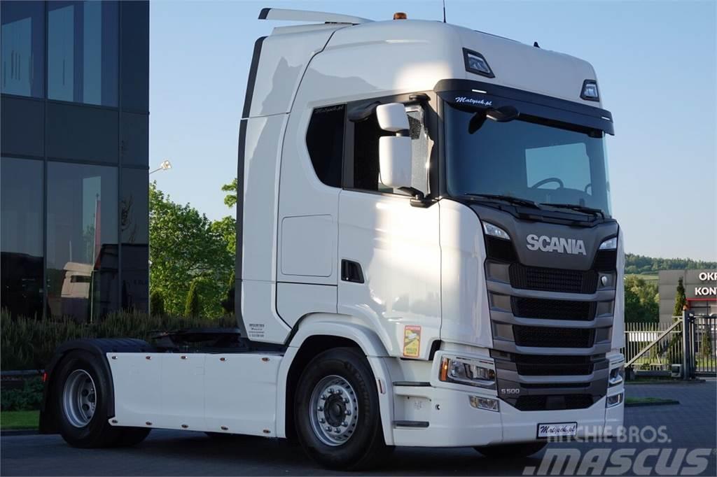 Scania S 500 / RETARDER / KLIMA POSTOJOWA / 2019 ROK Тягачі