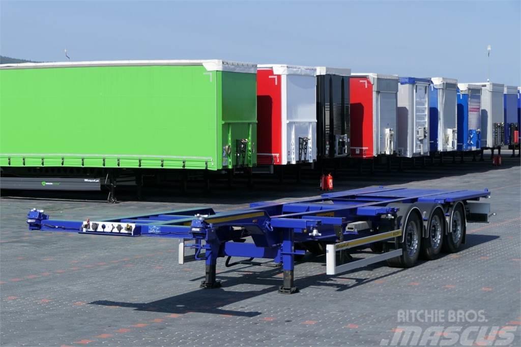 Wielton CHASISS / FOR CONTAINERS / LIFTED AXLE / SAF / Шасі