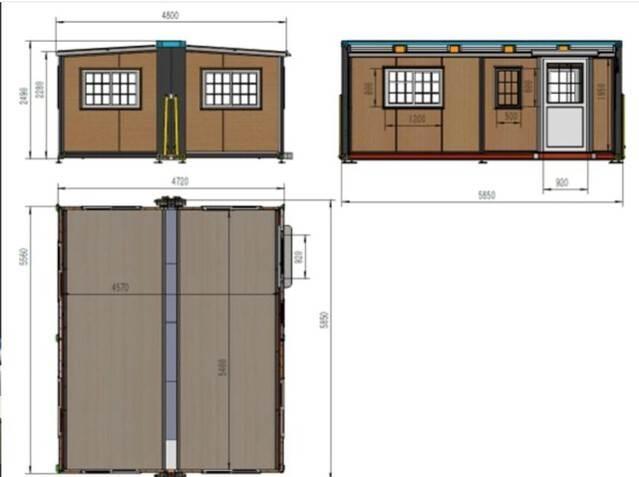  2023 4.7 m x 5.85 m 2023 Folding Portable Building Інше